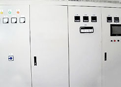 Product test control cabinet